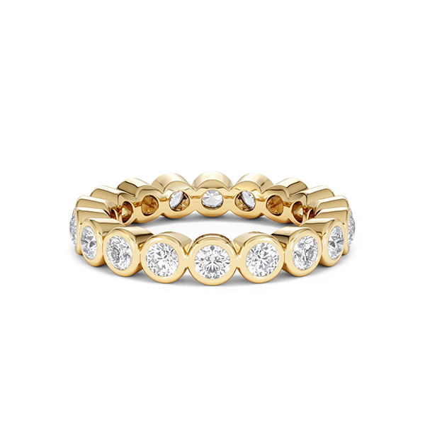 Emily Diamond Eternity Ring 2.00ct G/VS in 18K Gold - 360 View