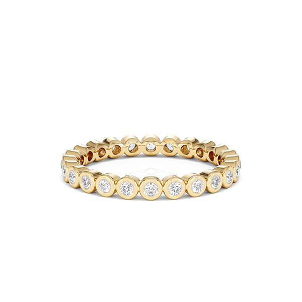 Emily Diamond Eternity Ring 0.50ct H/SI in 18K Gold - 360 View