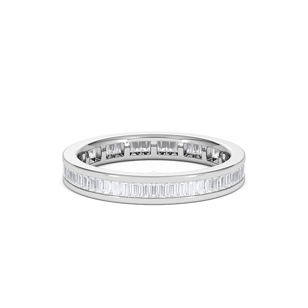 Eternity Ring Grace Platinum Diamond 1.00ct H/Si - 360 View