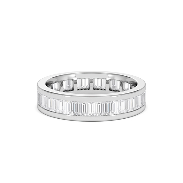 Eternity Ring Grace Platinum Diamond 1.50ct H/Si - 360 View