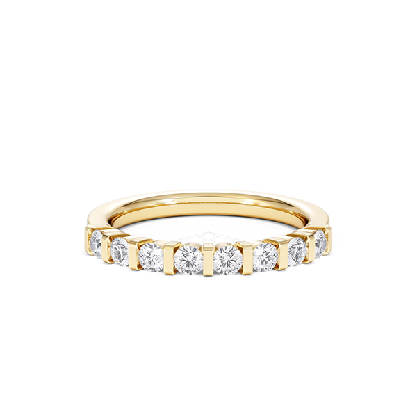 Hannah Baguette Diamond Eternity Ring 0.50ct G/VS in 18K Gold - 360 View