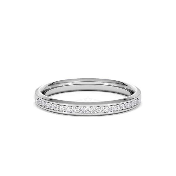 Lab Diamond Heritage Grain Ring 0.15ct H/SI in 925 Silver - 360 View