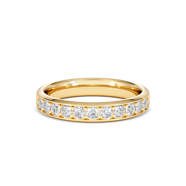 Lab Diamond Heritage Grain 0.50ct H/SI in 18K Gold Vermeil - 360 View