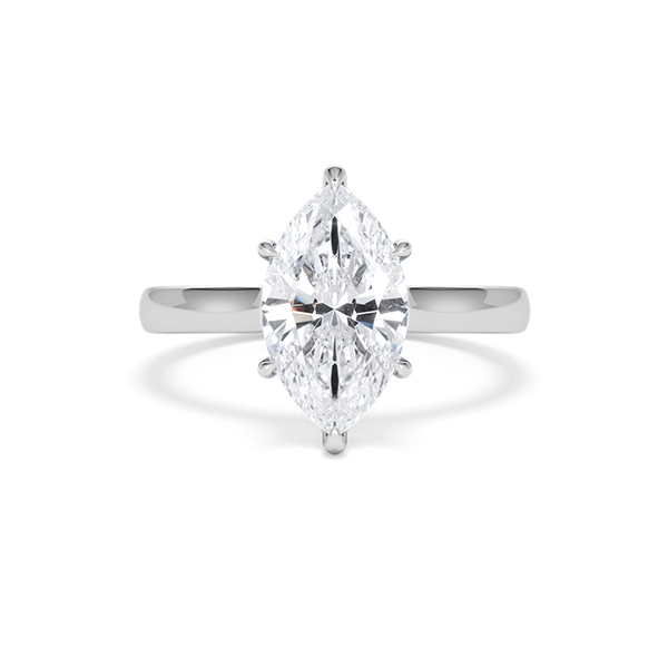 Amora Marquise 2.00ct Lab Diamond Engagement Ring F/VS Set in Platinum - 360 View