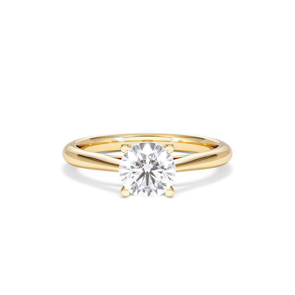 Engagement Ring Certified 1.00CT Elysia 18K Gold G/VS - 360 View