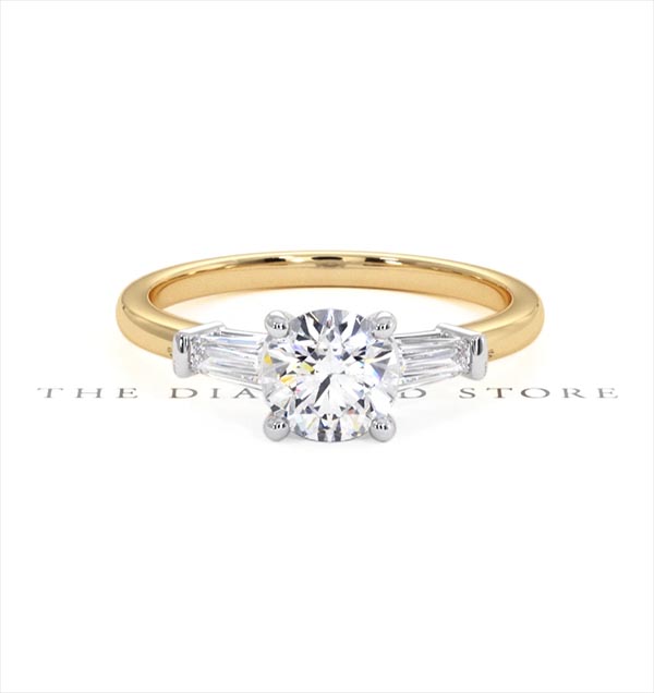 Isadora GIA Diamond Engagement Ring 18KY 0.90ct G/VS1 - 360 View