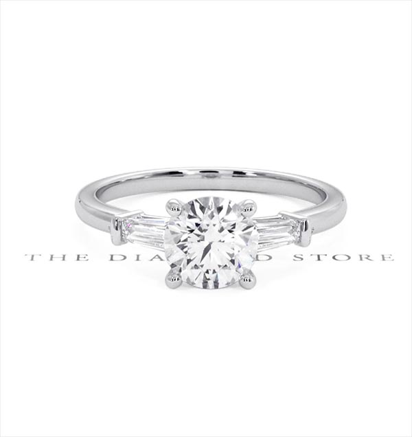 Isadora GIA Diamond Engagement Ring Platinum 1.10ct G/VS2 - 360 View