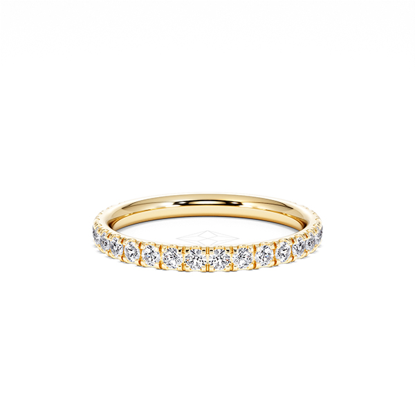 Amora 0.50ct Lab Diamond Set Ring Set in 18K Gold - 360 View
