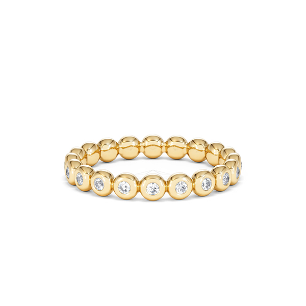 Emily Lab Diamond Eternity Ring 0.33ct in 9K Gold - 360 View