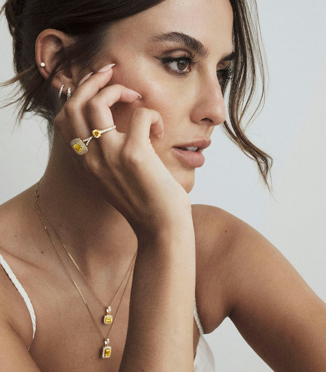 Elara Collection Sustainable Coloured Lab Diamond Jewellery The