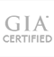 Genevieve GIA Emerald Cut Diamond Ring in 18K White Gold 0.70ct G/SI2 - GIA Certificate