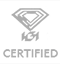 Chloe Certified 0.50ct Lab Diamond Solitaire Necklace 18K Gold F/VS1 - IGI Certificate