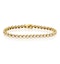 Diamond Tennis Bracelet Rubover Style 3.00ct 9K Yellow Gold - image 1