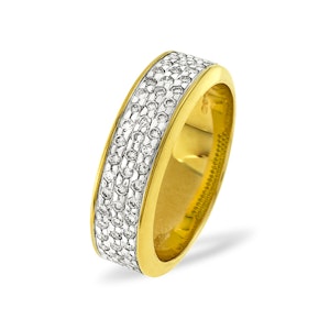 Anchor Certified 0.50 H/SI Diamond 18K Gold Ring SIZE Q1/2
