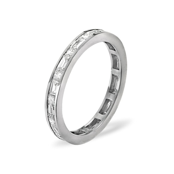 Eternity Ring Abigail Platinum Diamond 2.00ct H/Si - Size K.5 - Image 1