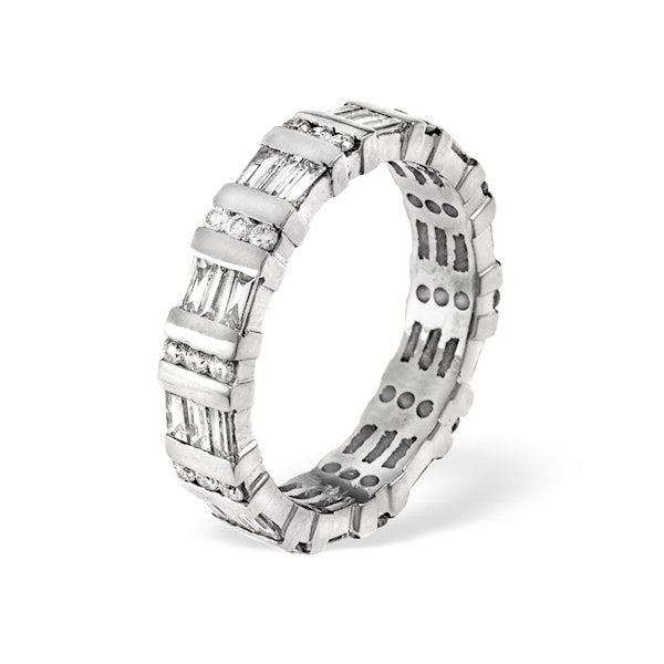 Eternity Ring Mia Platinum Diamond 1.50ct H/Si - Image 1