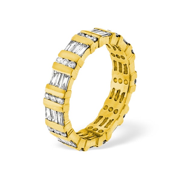 Eternity Ring Mia 18K Gold Diamond 1.50ct H/Si - Image 1