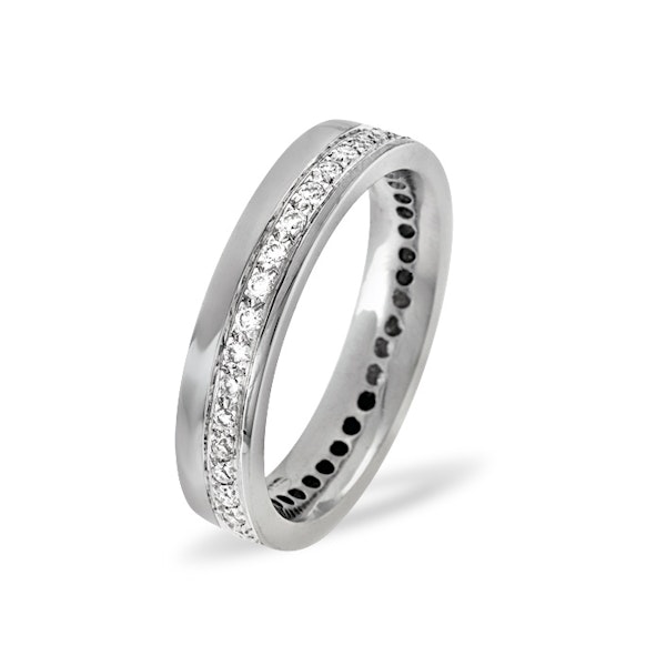 Rae 18K White Gold Diamond Wedding Ring 0.38CT G/VS - Image 1