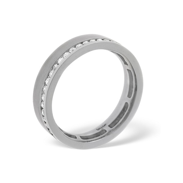 Mens 0.54ct H/Si Diamond 18K White Gold Dress Ring - Image 2