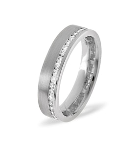 Mens 0.54ct G/Vs Diamond Platinum Dress Ring