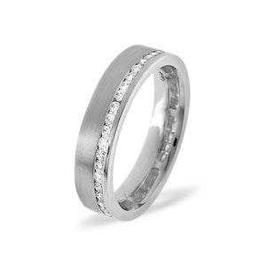 Mens 0.54ct G/Vs Diamond 18K White Gold Dress Ring