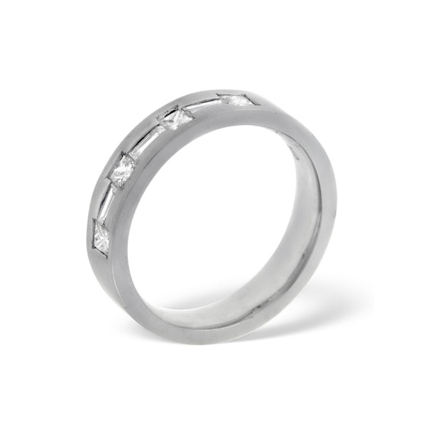 Mens 0.49ct H/Si Diamond 18K White Gold Dress Ring - Image 3