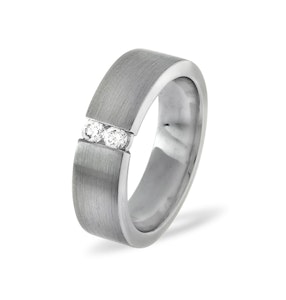 Hannah 18K White Gold Diamond Wedding Ring 0.12CT G/VS