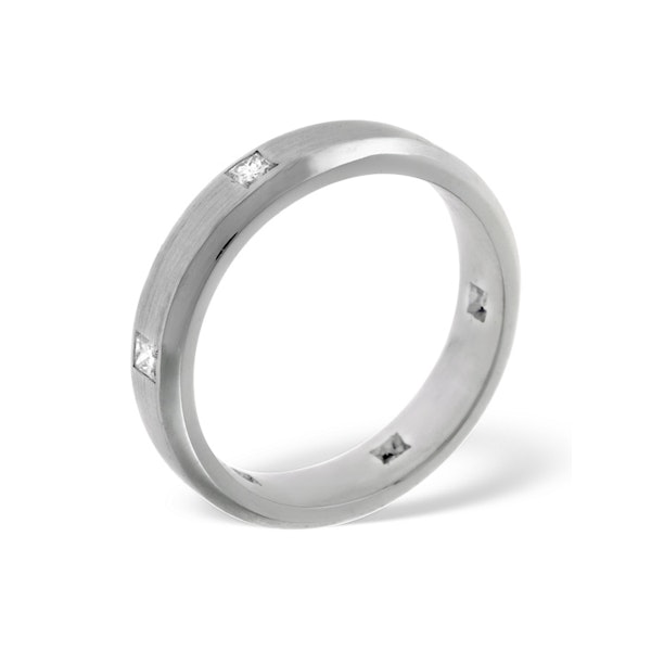 Mens 0.28ct G/Vs Diamond 18K White Gold Dress Ring - Image 3