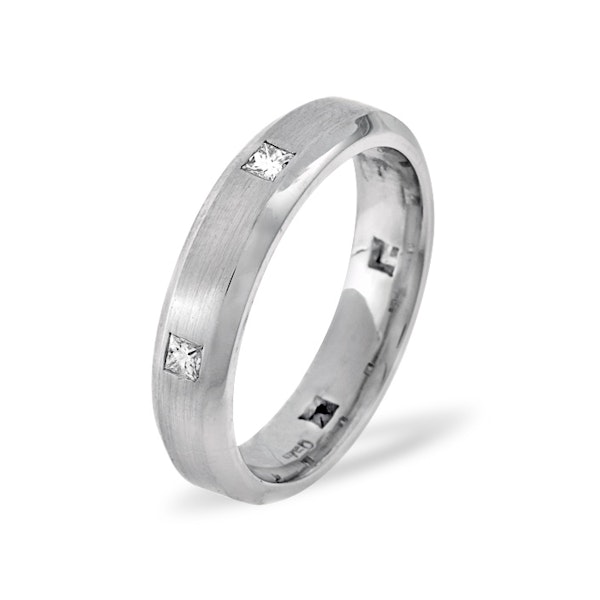 Mens 0.28ct G/Vs Diamond Platinum Dress Ring - Image 1