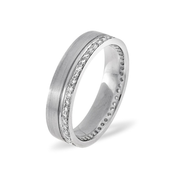 Chloe 18K White Gold Diamond Wedding Ring 0.27CT G/VS - Image 1
