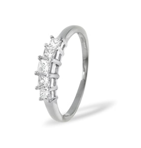 0.50ct H/si Diamond and Platinum Ring - FT29-72JUS
