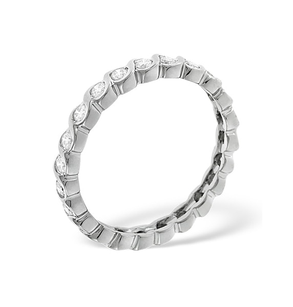 Eternity Ring Kiera 18K White Gold Diamond 1.00ct H/Si - Image 3