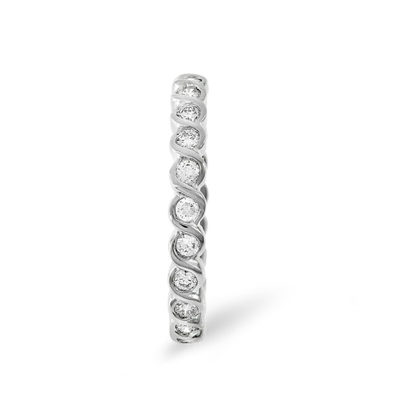Eternity Ring Kiera 18K White Gold Diamond 1.00ct H/Si - Image 2