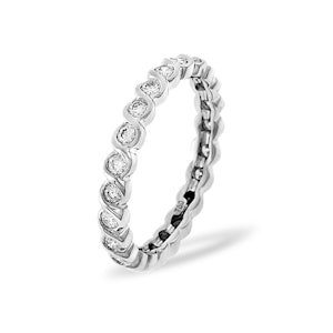Eternity Ring Kiera 18K White Gold Diamond 1.00ct G/Vs
