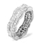 Eternity Ring Amelia 18K White Gold Diamond 2.55ct G/Vs - image 1