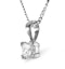 Olivia 18K White Gold Diamond Pendant Necklace 0.33CT H/SI - image 2