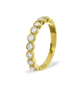 EMILY 18K Gold Diamond ETERNITY RING 0.50CT H/SI