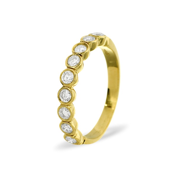 EMILY 18K Gold Diamond ETERNITY RING 0.50CT G/VS - Image 1