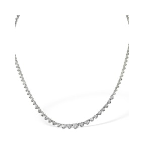 Diamond Necklace 18K White Gold 3.00ct PK