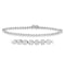 Ava Diamond Cluster Bracelet 3.00ct H/Si Quality set in 18K White Gold - image 1