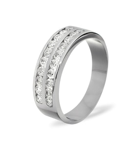LUCY 18K White Gold Diamond ETERNITY RING 1.00CT H/SI