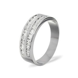 LUCY 18K White Gold Diamond ETERNITY RING 1.00CT H/SI