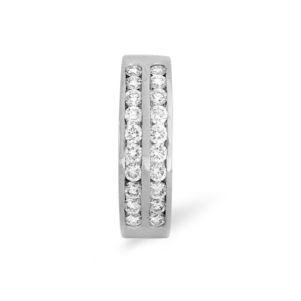 LUCY 18K White Gold Diamond ETERNITY RING 0.50CT G/VS - Image 3