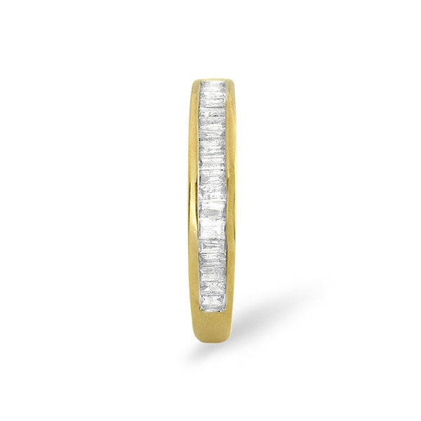 Grace Half Eternity Ring 0.33CT Diamond 9K Yellow Gold SIZE P - Image 3