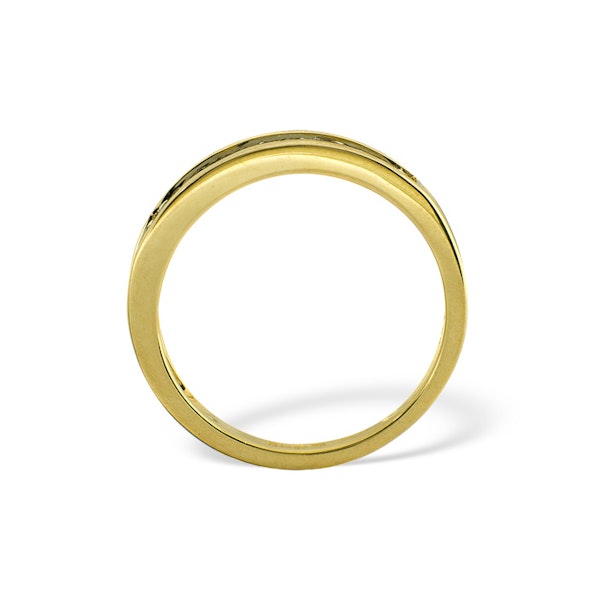 Grace Half Eternity Ring 0.33CT Diamond 9K Yellow Gold SIZE P - Image 2