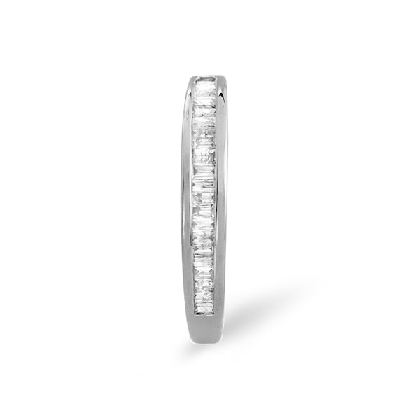 Grace Half Eternity Ring 0.33CT Diamond 9K White Gold SIZE P - Image 3