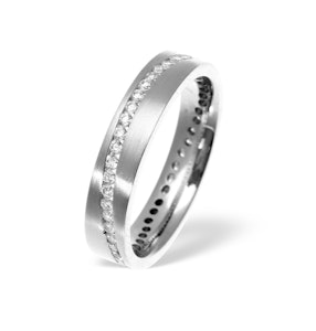 Lucy Swirl Platinum Wedding Ring 0.55CT H/SI