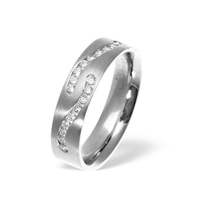 0.30ct H/si Diamond and Platinum Ring - YD40-52JUS