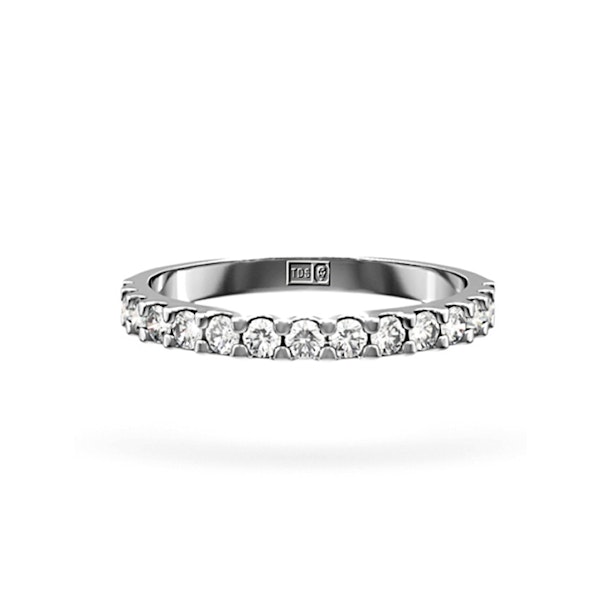 15 Stone Chloe Platinum Lab Diamond Half Eternity Ring 1.00ct H/Si - Image 2