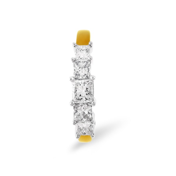 Lucy 18K Gold 5 Stone Princess Diamond Eternity Ring 0.25CT H/SI SIZES AVAILABLE K M K.5 - Image 2